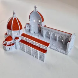 Florence Cathedral (Cross Section Interior)