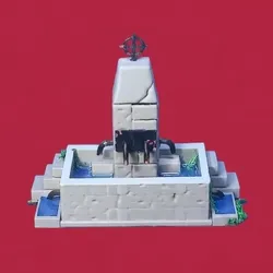FUENTE DE PIEDR PLAZA DEL PUEBLO PARA DIORAMAS