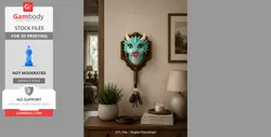 Funny Kiss Dragon Wall Hook - 3D Print Files | Gambody Stock