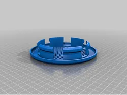 Griglia protezione buco 125mm cucina / 125mm hole protection grill for kitchen