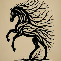horse wall art