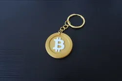 Jewelry & Accessories STL Descărcare - lanț de chei bitcoin cripto - JessArt