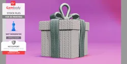 KNITTED Gift Box - STL files for 3D Printing | Gambody Stock