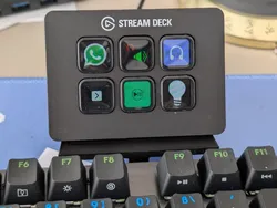 Logitech G512 Stream Deck Mini holder