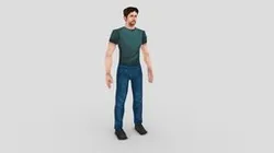 Male Character PS1-Style