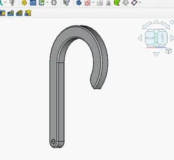Mini Hook with String Hole