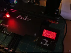 Night mode LCD cover for Ender 3 (Pro)