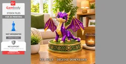 Origami Style Baby Dragon - 3D Model | Gambody Stock