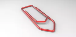 Paperclip paper clip 3D print model
