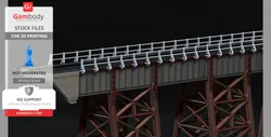 Polvorilla Viaduct Bridge for HO Scale Trains STL files | Gambody Stock