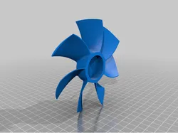 Printable Fan Blades for 130mm Soldering Fume Extractor with filter