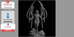 Sarah Kerrigan – Queen of Blades (StarCraft II) - STL Models | Gambody Stock