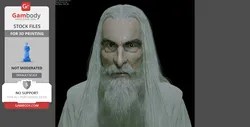 Saruman The White - STL files for 3D Printing | Gambody Stock