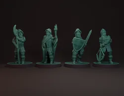 Town guard FDM supportless