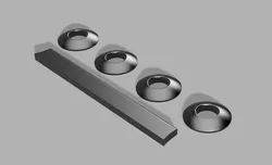 Ukulele Repair Parts (Tuner Bushings + Bridge Saddle, Snap-Fit, Tested)
