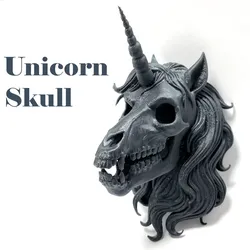 Unicorn Skull
