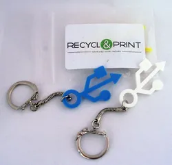 USB keychain 3D print model