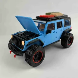Vehicles & Machinery STL Download - JEEP WRANGLER with removable Hardtop - Scale 1:12by Soarpix
