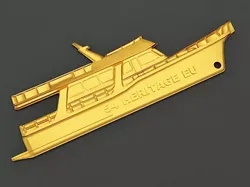 Yacht Key chain 3 3D print model