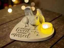 Angel Cat Memorial Always Loved Forever Missed