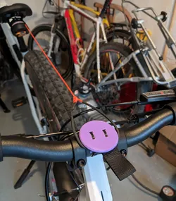Bike towing system (Kommit, Trax, Zefal) puck for Woom 3 and 4