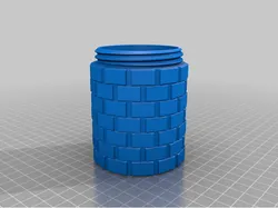 Easier Threads! D&D dice and mini container