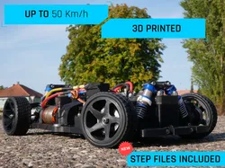 EXPLORER-MK1 3D PRINTED 1:10 RC CHASSIS