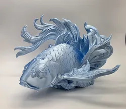Flowing Koi Fish Sculpture