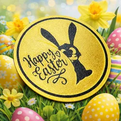 Funny Easter Bunny Coasters