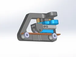 GT2 6mm belt tension with strain gauge