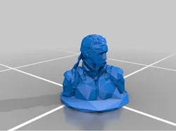 Low Poly Solid Snake