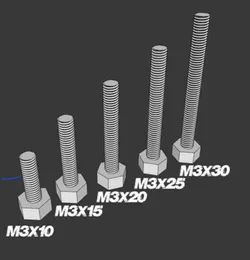 screws M3