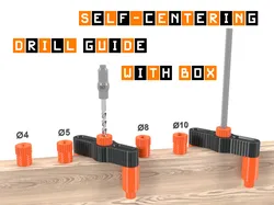 Self-centering drill guide
