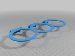 Spray Paint / Grease can holder - Angled. Low material and fast to print