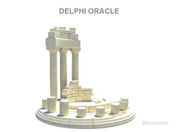 the ruins of the delphic oracle
