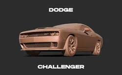 Vehicles & Machinery STL Download - Dodge challenger Car 3D print modelby Printhub