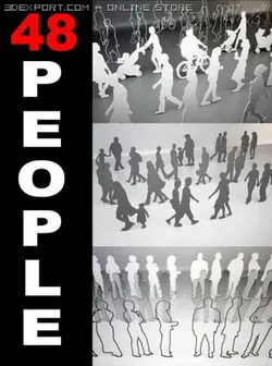 48 people shapes