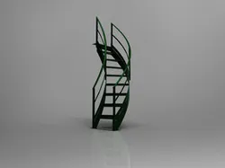90 degree spiral stair