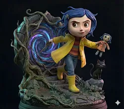 Coraline Deluxe Edition Printable 3D Model STL 3D print model