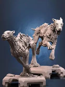 Dogs - Screaming Bagot Hunds 3D print model