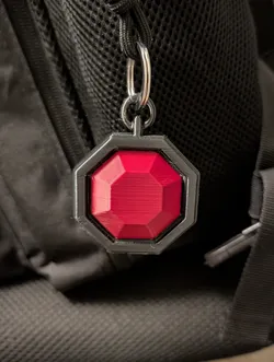 Jeweled Amulet – 3D Printable Keychain / Necklace