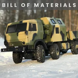 KAMAZ 6350 8x8: Bill of materials and assembly guide