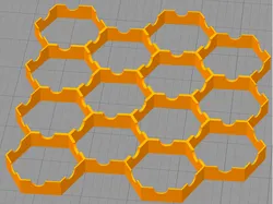 Lawn grid for robotic mower grip improvement