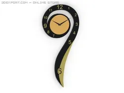 number 9 wall clock