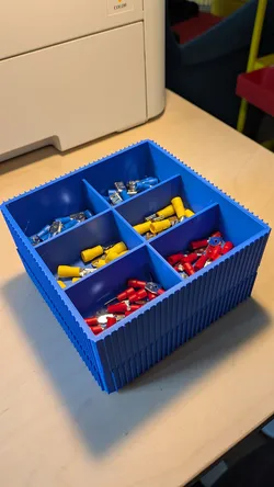 Parametric Stackable Gridfinity Tray - OpenSCAD