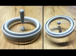 Spinning top with levitation effect