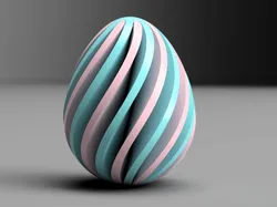 Spiral Easter Egg