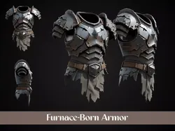 Stylized Orc Armor - Furnace Born 3D print model