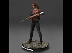 The Last of Us Ellie Williams Detailed 3D print model