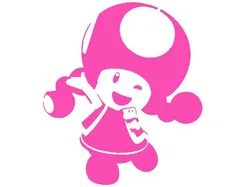 Toadette stencil